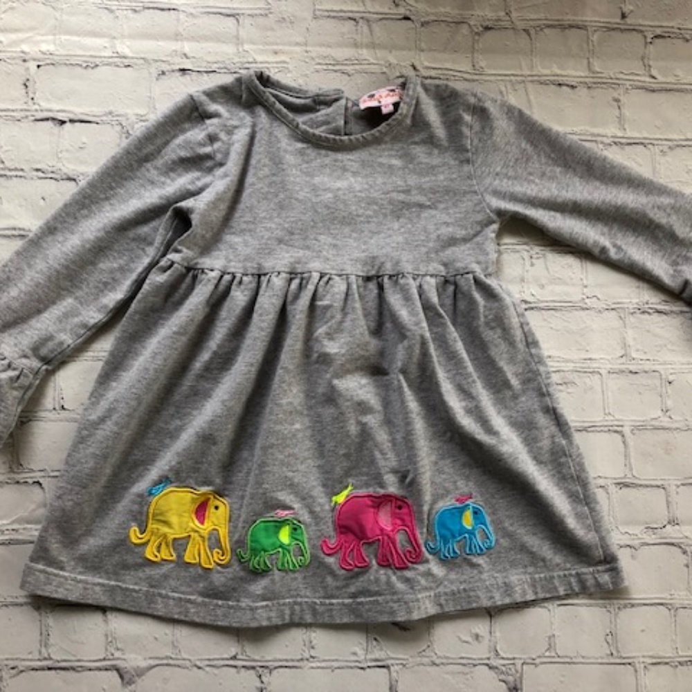EUC Smock Monkey Knit Dress, Sz. 4T